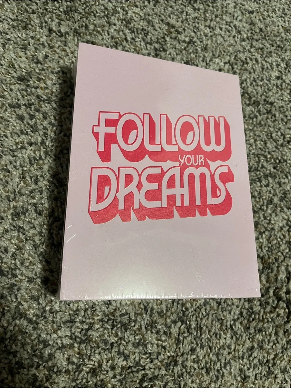 Follow Your Dreams Pink Wall Art